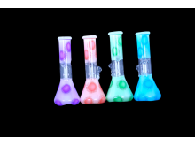 8"/150 Gr SUN PRINT PERCULATOR SMOKING BONG, COLOR MIX