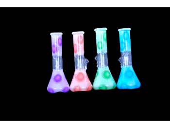 8"/150 Gr SUN PRINT PERCULATOR SMOKING BONG, COLOR MIX