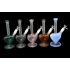 9'/290 Gr COLOR TUBE HEART DESIGN WATER PIPE, COLOR MIX