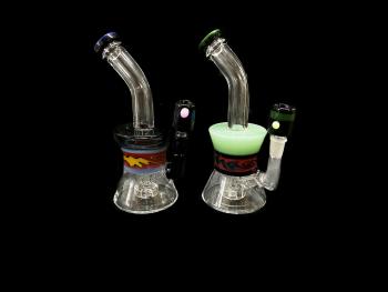 8.5"/330 Gr. BODY ART SWIRL SLIME WATER PIPE