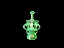 8"/330 Gr. RECYCLER WATER PIPE NEON GLOW
